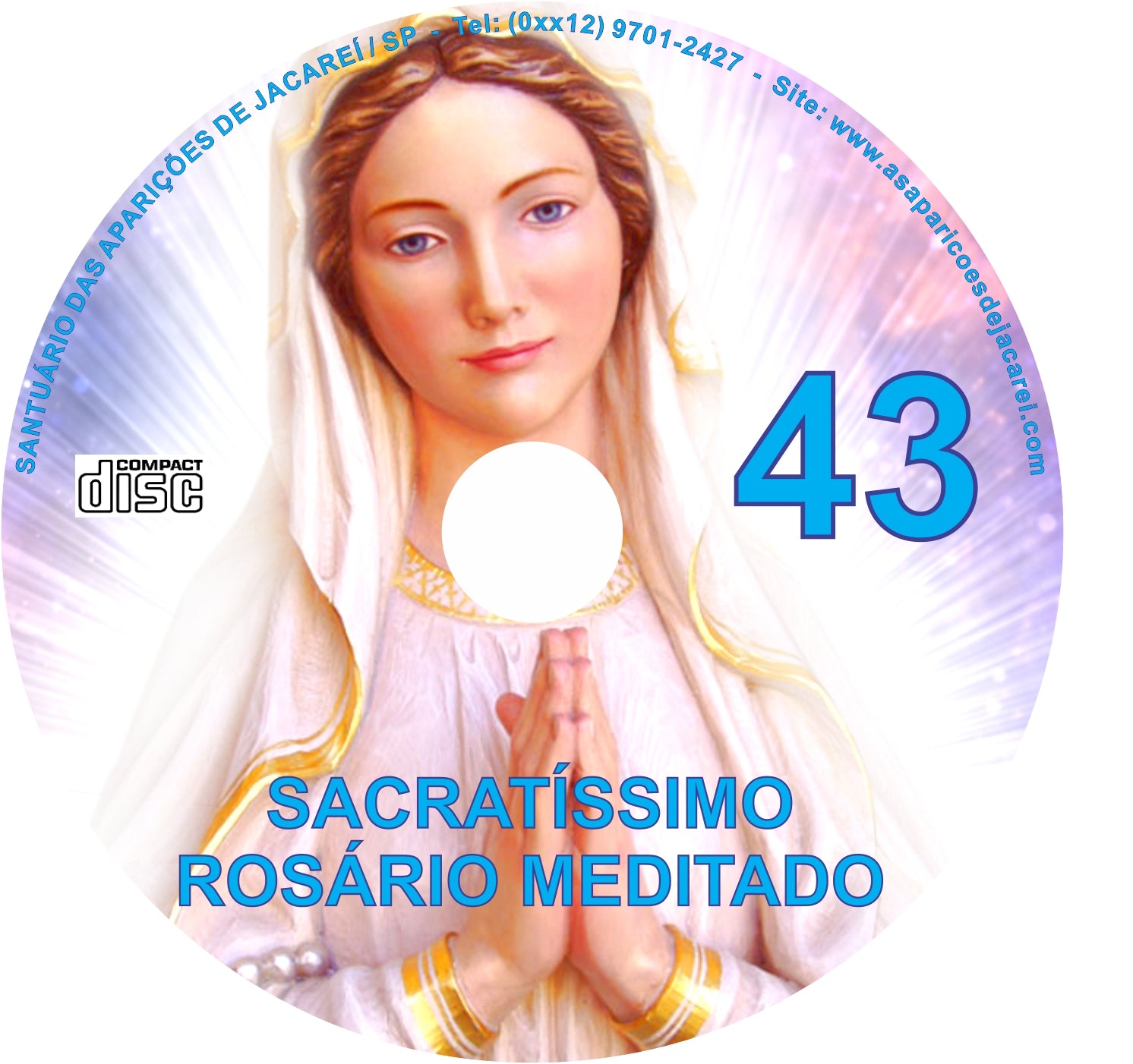 CD Rosário Meditado 043 CD Rosário Meditado 043